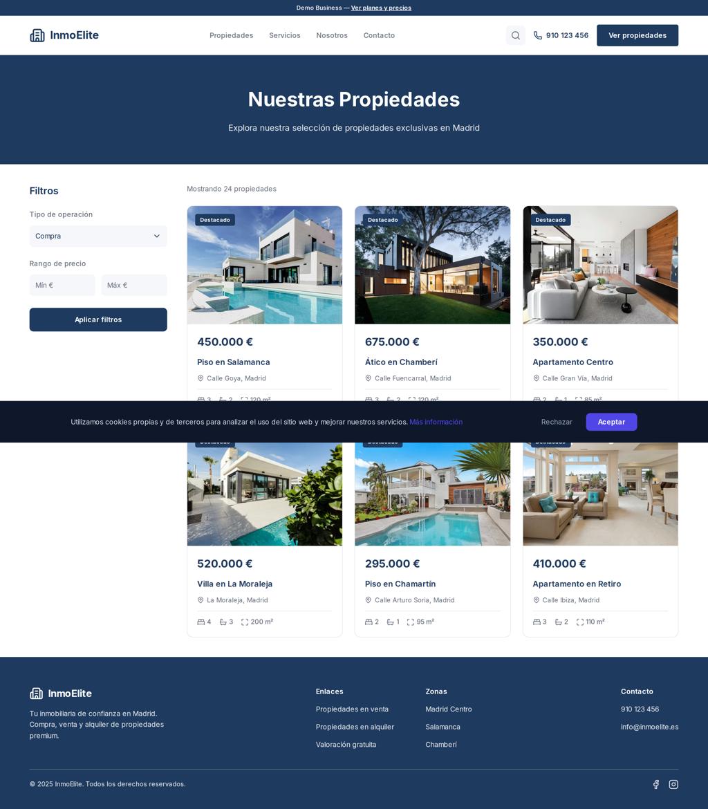 web inmobiliaria